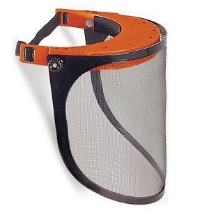 Visiera con visiera in rete d'acciaio EFCO