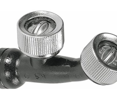 Connettore EFCO con doppia uscita e ugelli