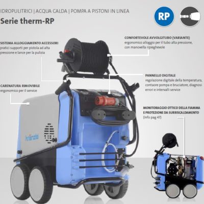 Kränzle idropulitrici ad acqua calda serie therm RP