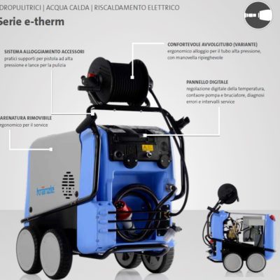 Kränzle idropulitrici ad acqua calda serie e-therm 500