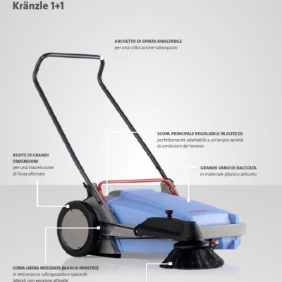 Kränzle spazzatice manuale 1+1