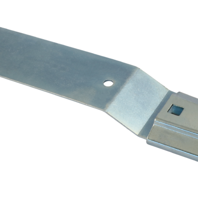 Supporto per fissaggio triangolo di segnalazione in alluminio