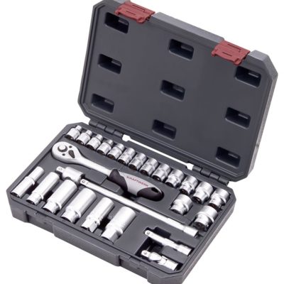 Kraftwerk Set di chiavi a bussola BASIC LINE, 3/8“, 26 pz.