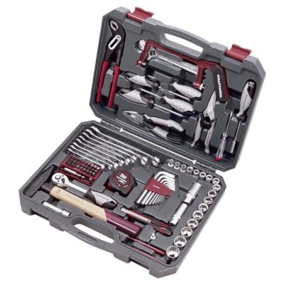 Kraftwerk Valigia di utensili BASIC LINE, 3/8“, 90 pz.