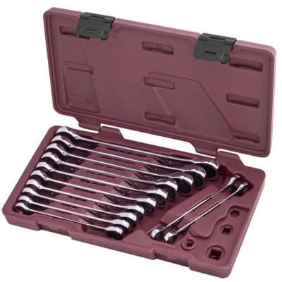 Kraftwerk Set di chiavi combinate a  cricchetto, Clickraft, 12 pz.