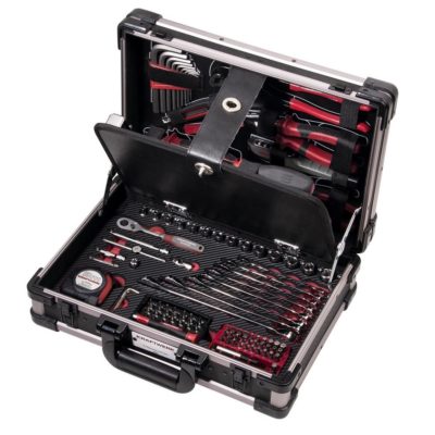 Kraftwerk PRO LINE Valigia di utensili 1/4“, 123 pz