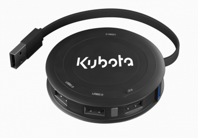 Caricabatterie a induzione con hub Kubota