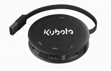 Caricabatterie a induzione con hub Kubota