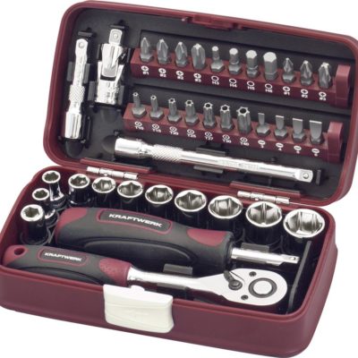 Kraftwerk Set di chiavi a bussola 1/4" 38pz