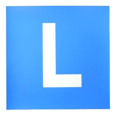 Contrassegno magnetico "L" per veicoli di scuola guida