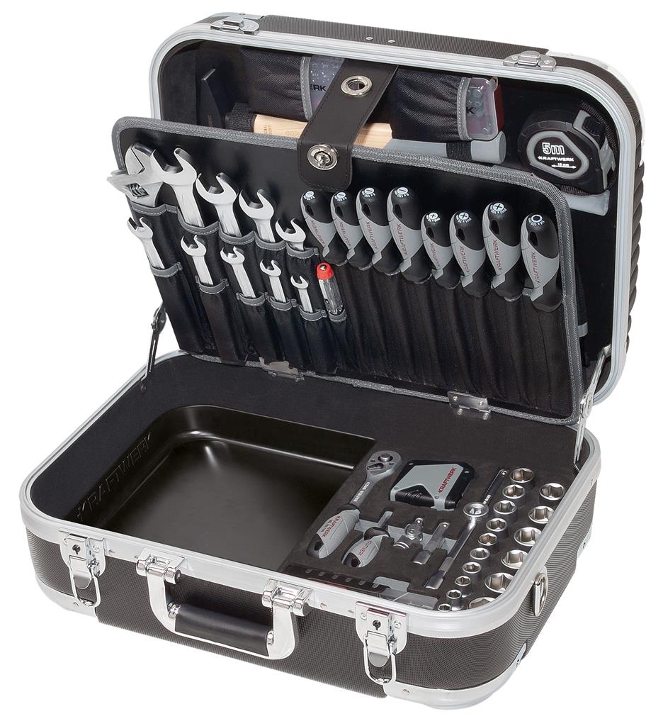 Kraftwerk Valigia portautensili B160, 3/8", 162-pz. senza powertool