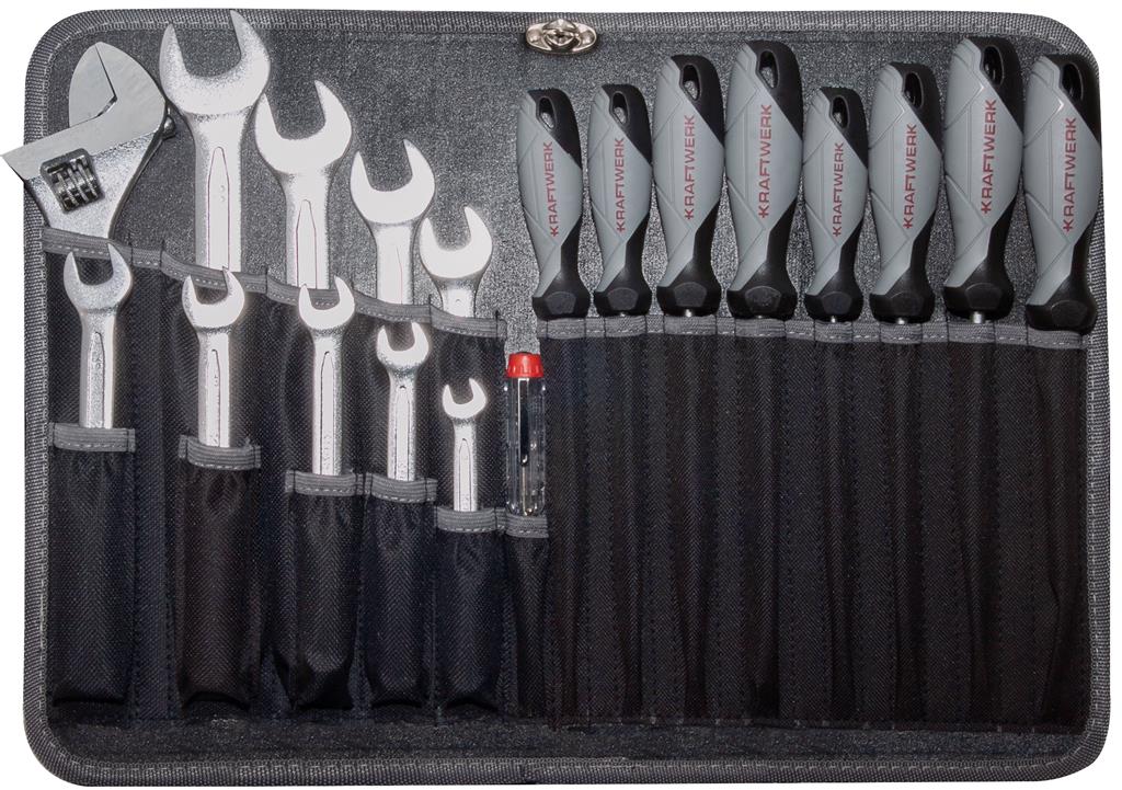 Kraftwerk Valigia portautensili B160, 3/8", 162-pz. senza powertool - immagine 5