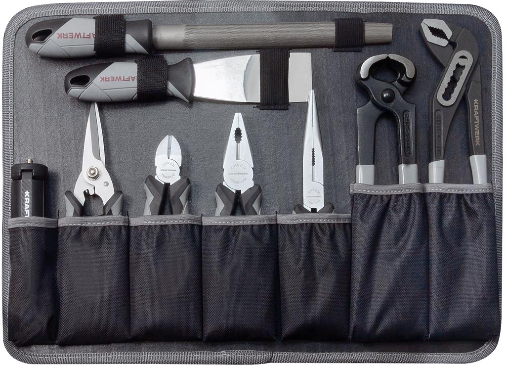 Kraftwerk Valigia portautensili B160, 3/8", 162-pz. senza powertool - immagine 4