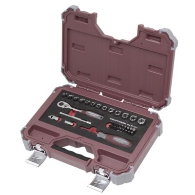 Set di chiavi a bussola, 1/4", 36 pz.