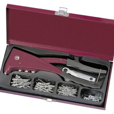 Kraftwerk Rivettatrice e Set rivetti assortiti