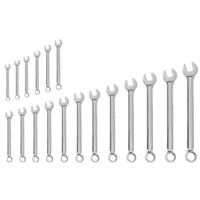 18pz- Set chiavi combinate 5.5-22 mm, lucide