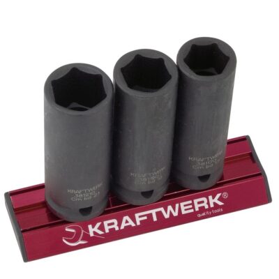 Kraftwerk Set di chiavi a bussola  MAGALU 1/2“, 3 pz