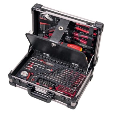 Kraftwerk Valigetta professionale in alluminio KW PB, 123 pz.