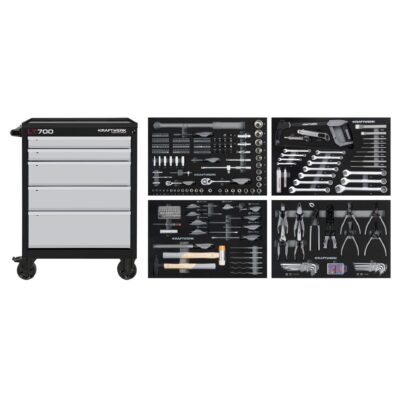 Kraftwerk LT LINE Carrello da officina LT700, 5 cassetti, 337pz.