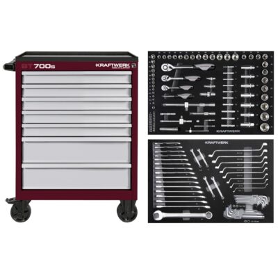 Kraftwerk Carrello da officina BASIC LINE BT700s Classic, 7 C., 159 pz