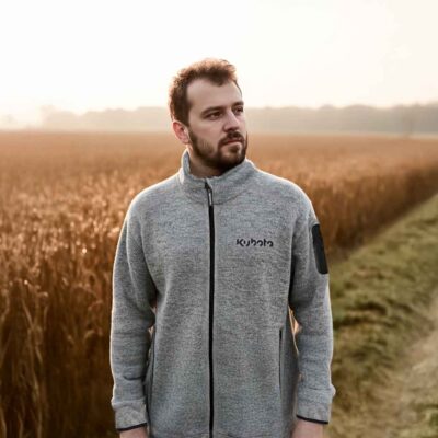 Giacca in pile Kubota tricotata