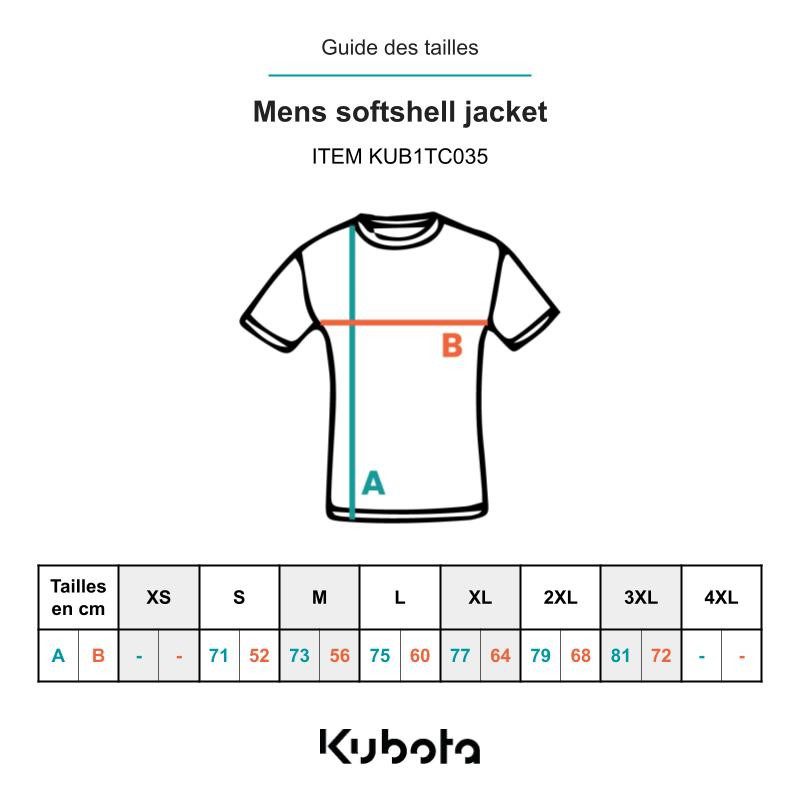 Giacca softshell Kubota uomo nera - immagine 5