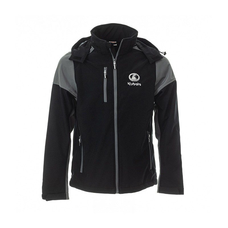Giacca softshell Kubota uomo nera