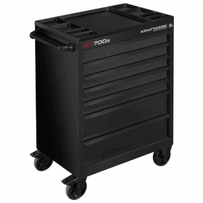 Kraftwerk BT LINE Carrello da officina LT700s 60/40, 7 cassetti NERO