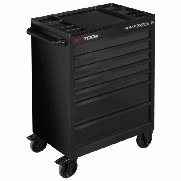 Kraftwerk BT LINE Carrello da officina LT700s 60/40, 7 cassetti NERO